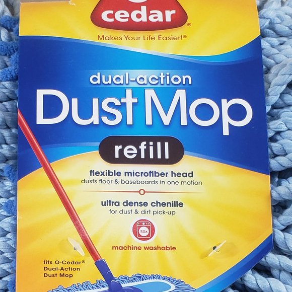 Lot Of 2---O-Cedar Refills for Dual-Action Dust Mop - Dis. NEW (MADE IN USA) - Picture 3 of 4